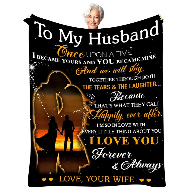 Manta de regalo especial para tu marido - De tu esposa