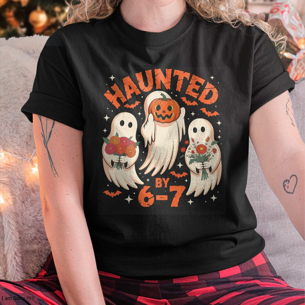 Camiseta 67 Meme Halloween Embrujado por 6 7 Seis Siete - Camiseta/Sudadera Unisex de Halloween - NGHL00 (Copia)