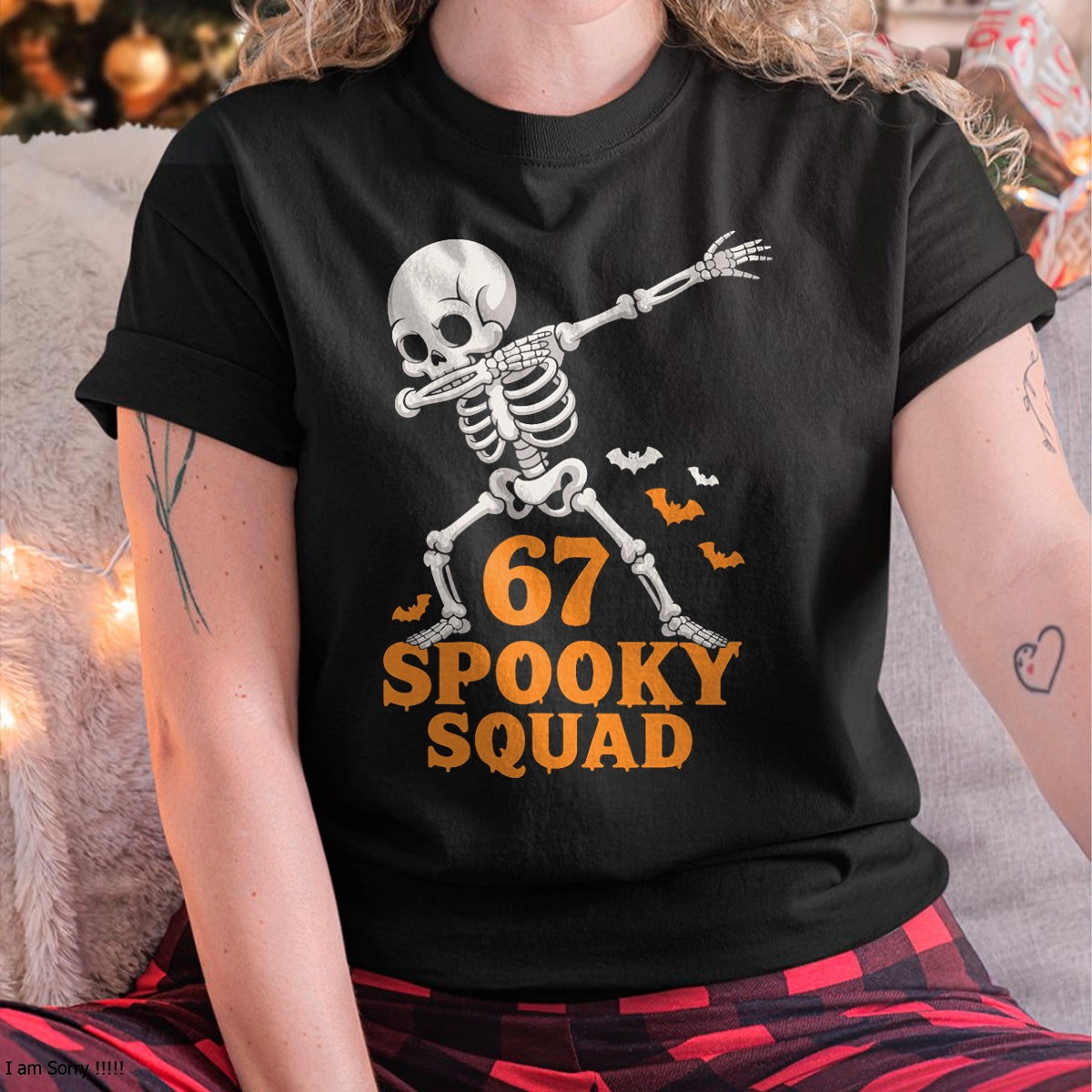 67 Humor de Memes 6-7 Divertida camiseta de Halloween con el seis y el siete - Camiseta/Sudadera con capucha unisex de Halloween - NGHL00