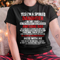 Sí, soy una hija mimada, pero no tuya, ¡sino de un papá genial! - Camiseta de regalo para hija de papá - Sudadera con capucha NGHL00 (SKU-T1410DD-B04)