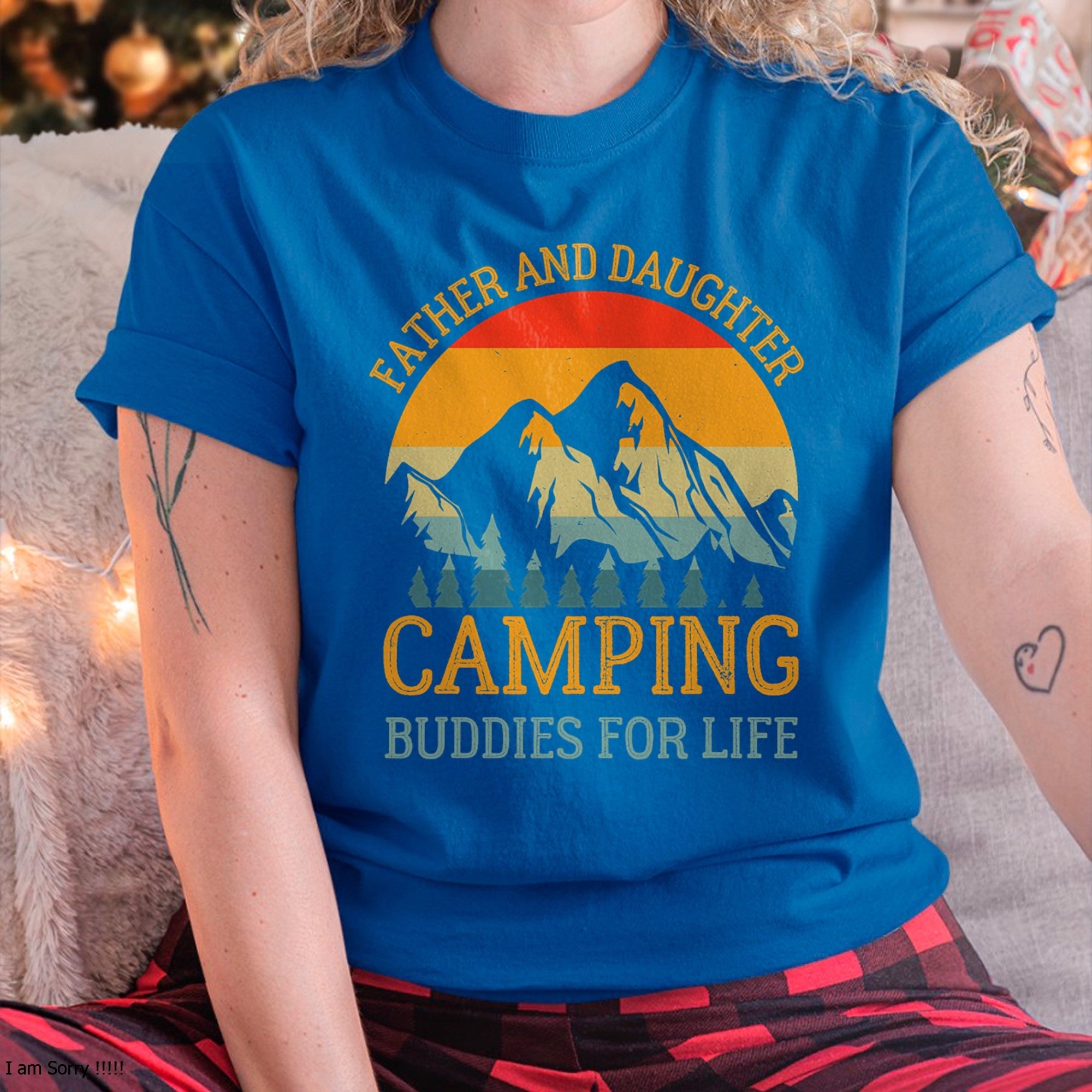Sudadera con Capucha Padre e Hija Compañeros de Acampada para Siempre Regalo para Papá - Regalo para Hija de Papá - NGHL00 (SKU-T1410DD-A03)