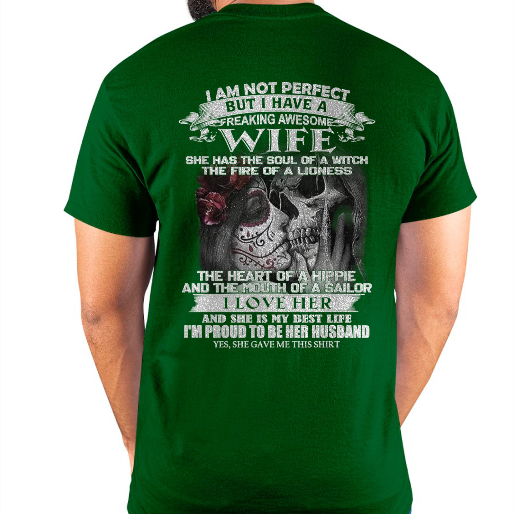 No Soy Perfecto, Pero Tengo Una Esposa J***damente Genial - Regalo De Esposa Para Esposo - NGHL00 (SKU06-31-00)