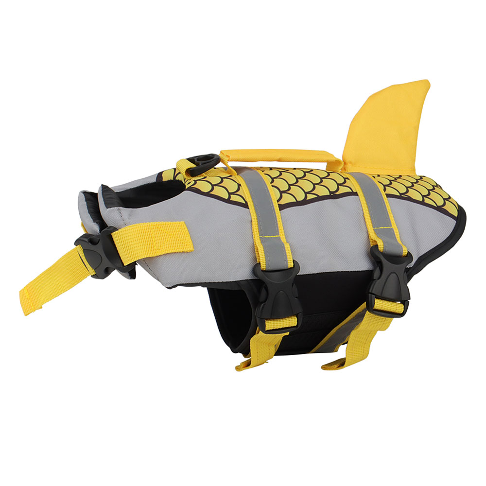 Dog Life Jacket with Rescue Handle — 5 Colors, Sizes XS–2XL