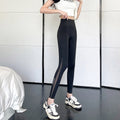 Women's Shapewear Tummy-Control Leggings – High-Stretch Cropped Nylon Pants