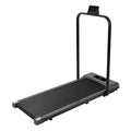Cinta de correr plegable 2 en 1 debajo del escritorio, almohadilla para caminar plegable con control remoto, control de aplicación inalámbrico, máquina para correr de instalación gratuita para oficina en casa