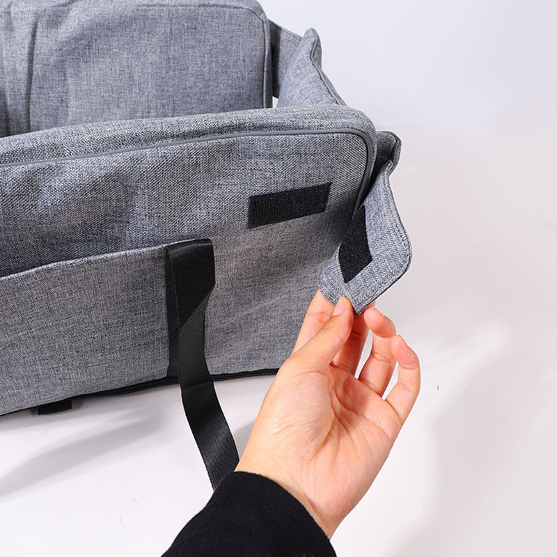 Transportín Portátil para Perros para Coche — 4 colores, para todas las estaciones, laterales blandos