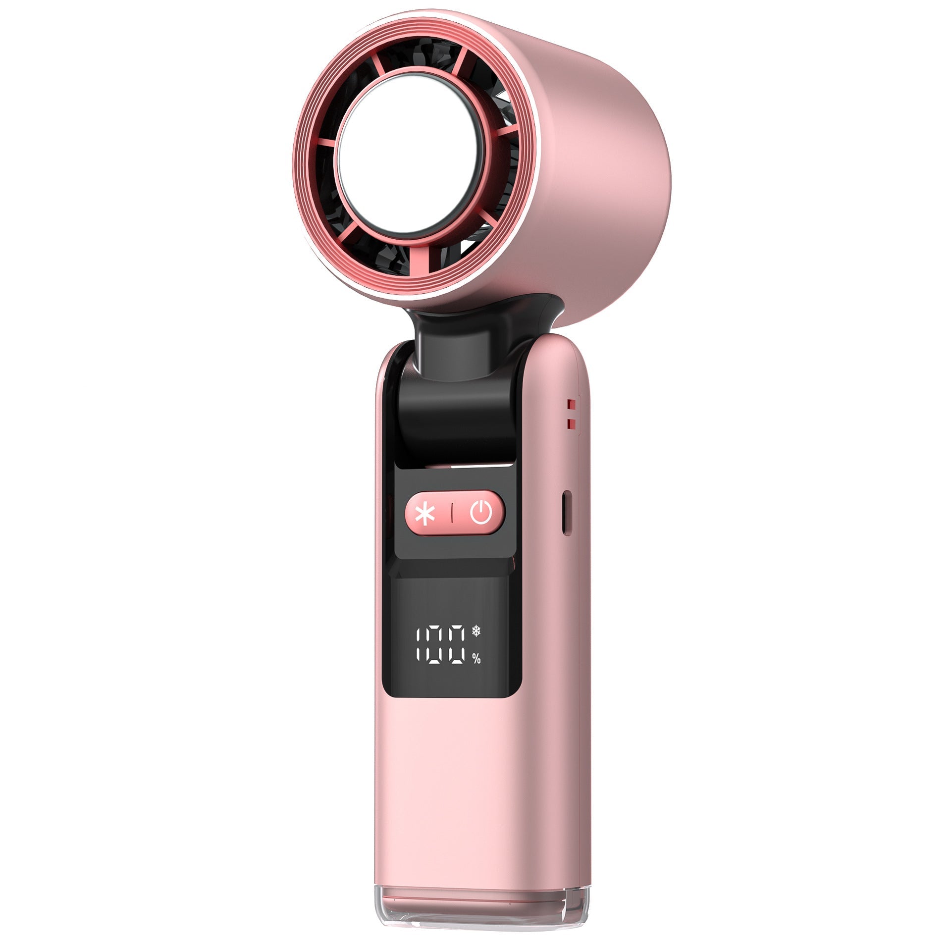 Turbo Handheld Fan — Multi-Speed, Digital Display, Optional Cooling