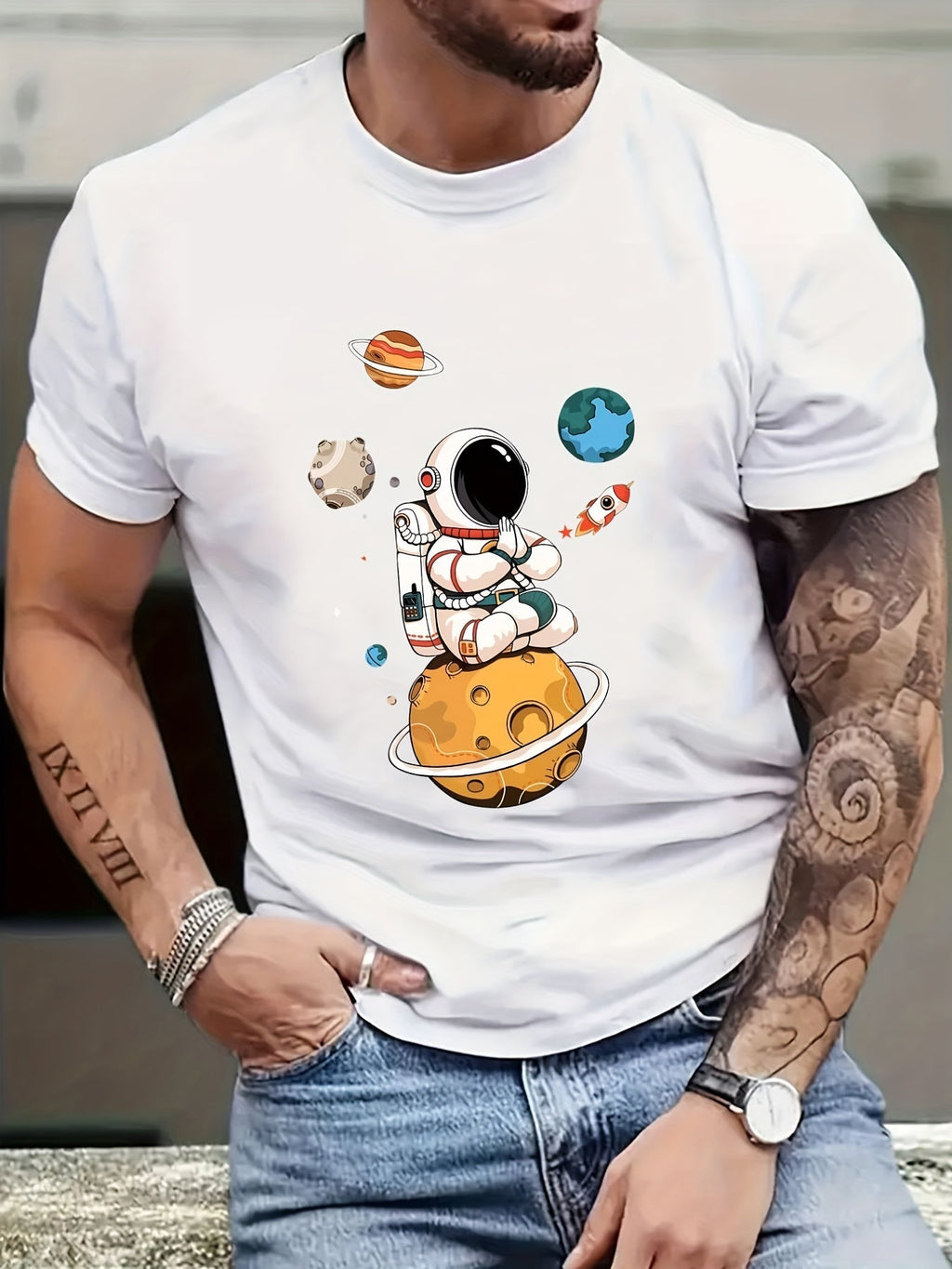 Men’s Astronaut Graphic Shirt