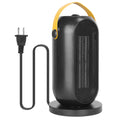 Calefactor eléctrico portátil de 1200W, con ventilador, cerámica PTC, oscilante, calefacción, ventilador de aire frío, protección contra sobrecalentamiento y antivuelco, calentamiento en 3 segundos, espacio de 30 m² para el hogar u oficina