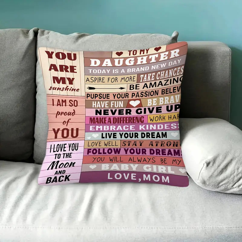 Regalo especial de mamá para tu hija - Almohada