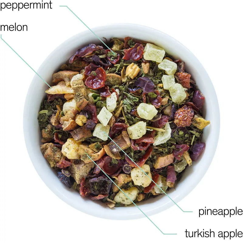 Capri - Té de melón dulce y menta (sin cafeína)