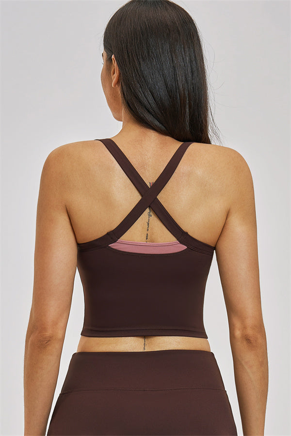 Conjunto de 2 piezas de camiseta de tirantes y leggings Seraphine