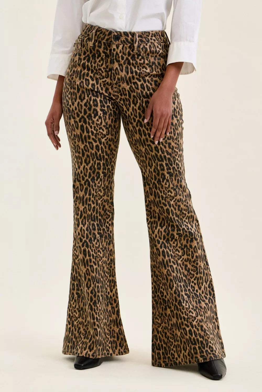 Jeans Judy Blue Mr Jaqueline Acampanados Estampado Leopardo
