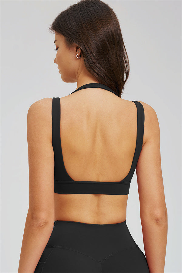 El conjunto de 3 piezas Sizzle Zip Jacket Sports Bra Flared Leggings
