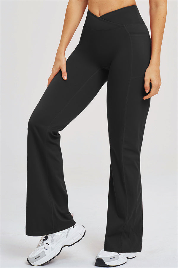 El conjunto de 3 piezas Sizzle Zip Jacket Sports Bra Flared Leggings