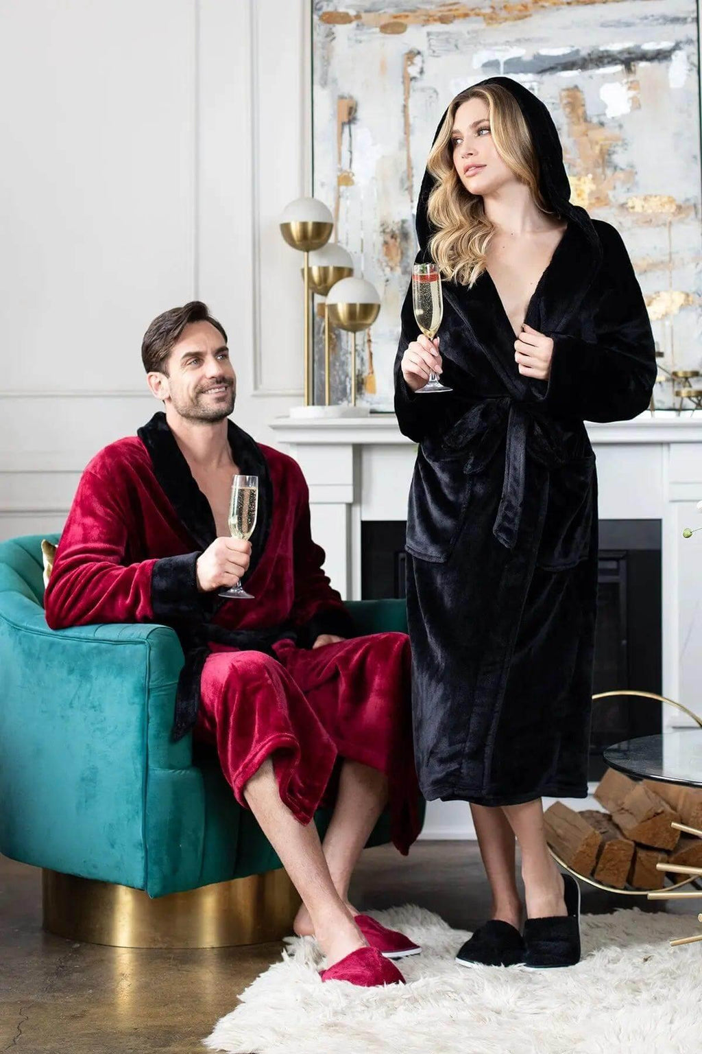 Batas de felpa acogedoras para hombres – Hechas para la comodidad, diseñadas para durar