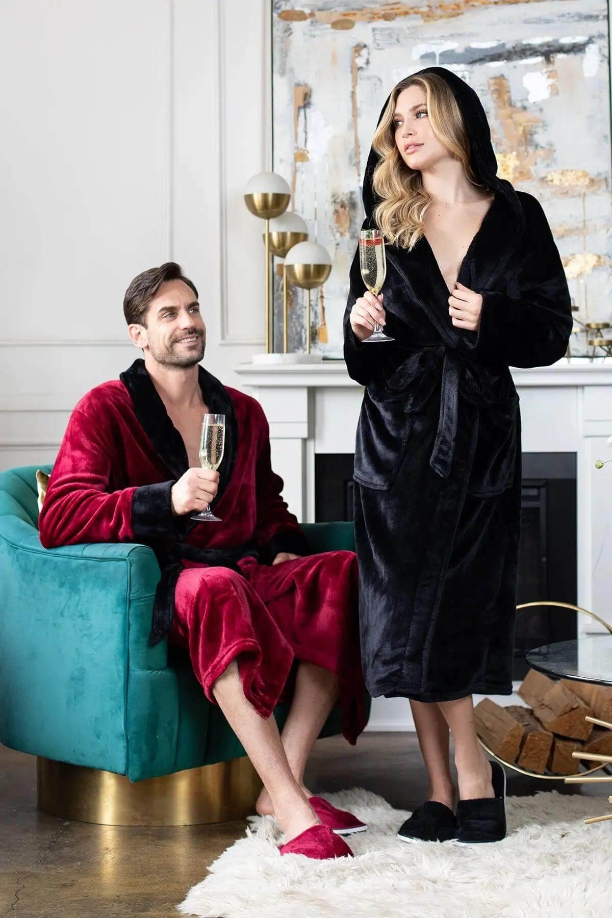 Batas de felpa acogedoras para hombres – Hechas para la comodidad, diseñadas para durar