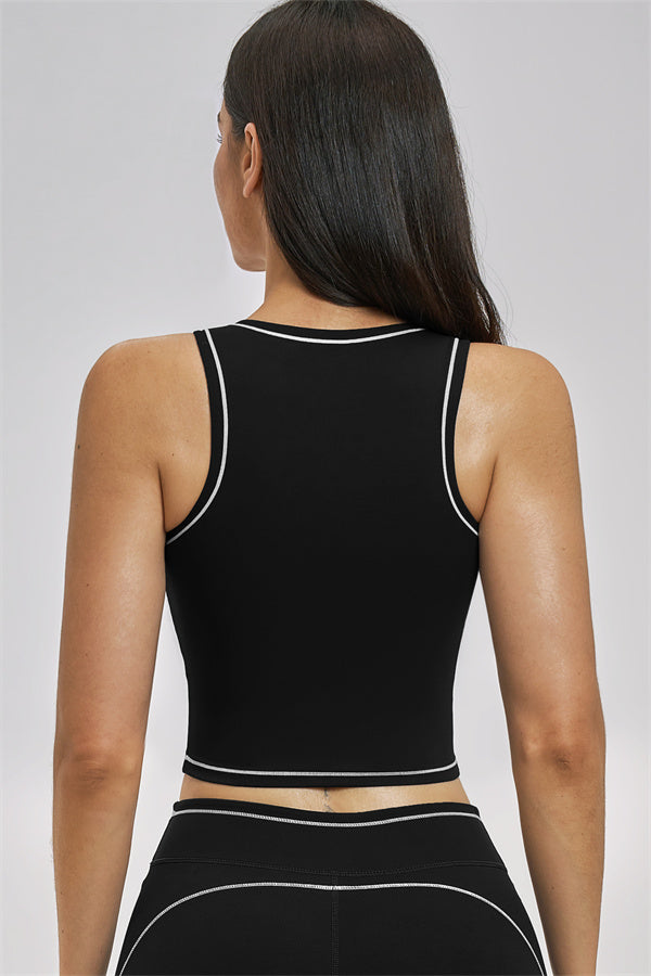 Conjunto de 3 piezas de chaqueta, top corto y pantalón corto Unbound