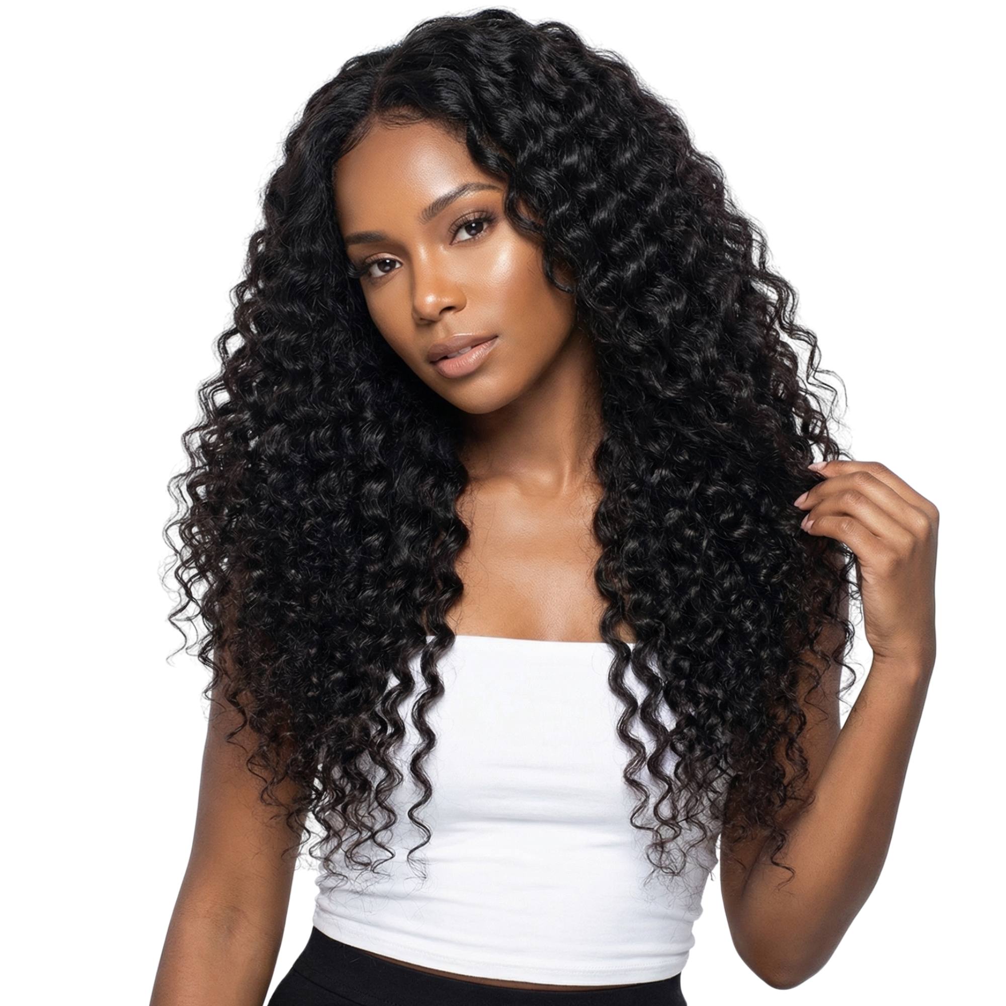 Extensiones de cabello 100% humano rizado birmano