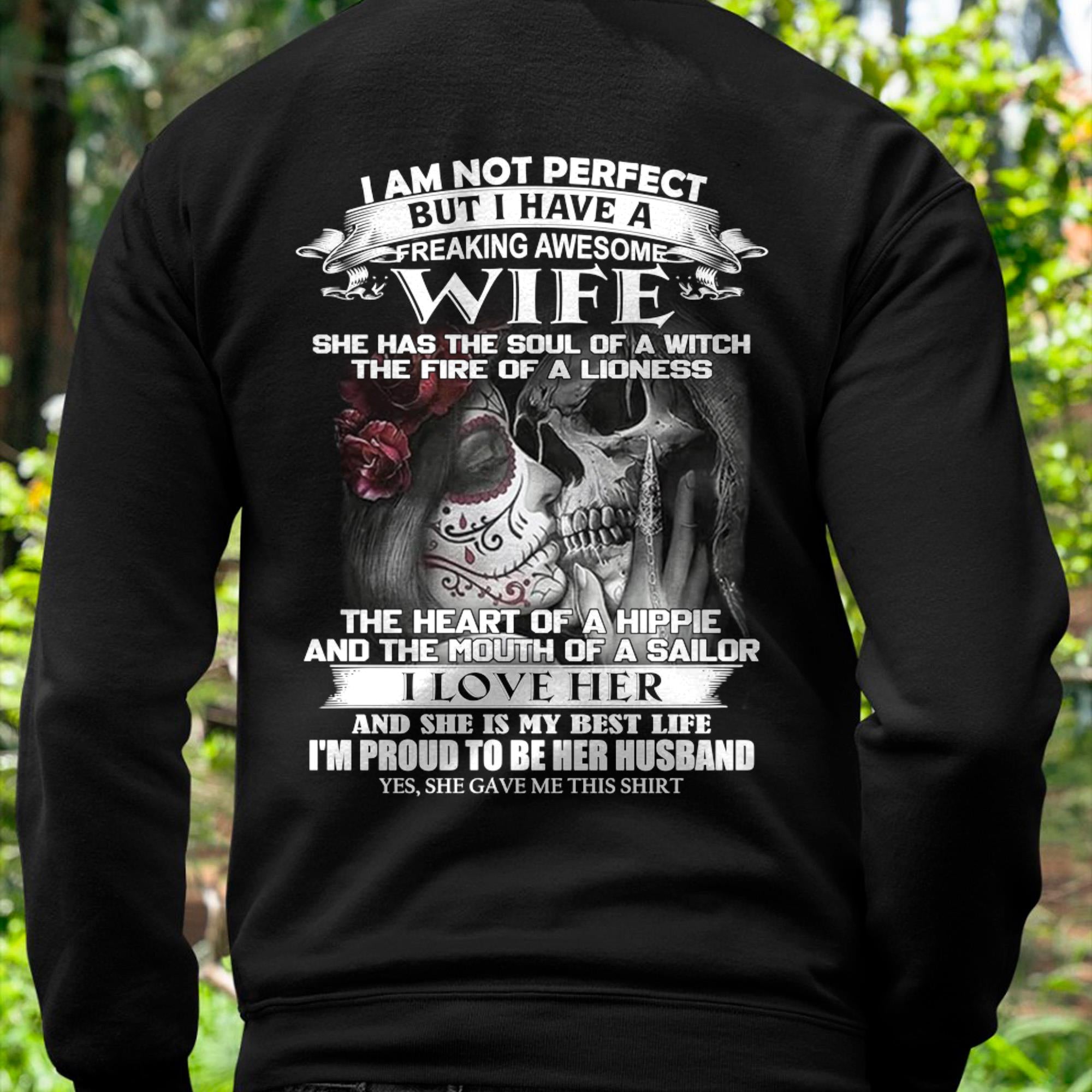 No Soy Perfecto, Pero Tengo Una Esposa J***damente Genial - Regalo De Esposa Para Esposo - NGHL00 (SKU06-31-00)