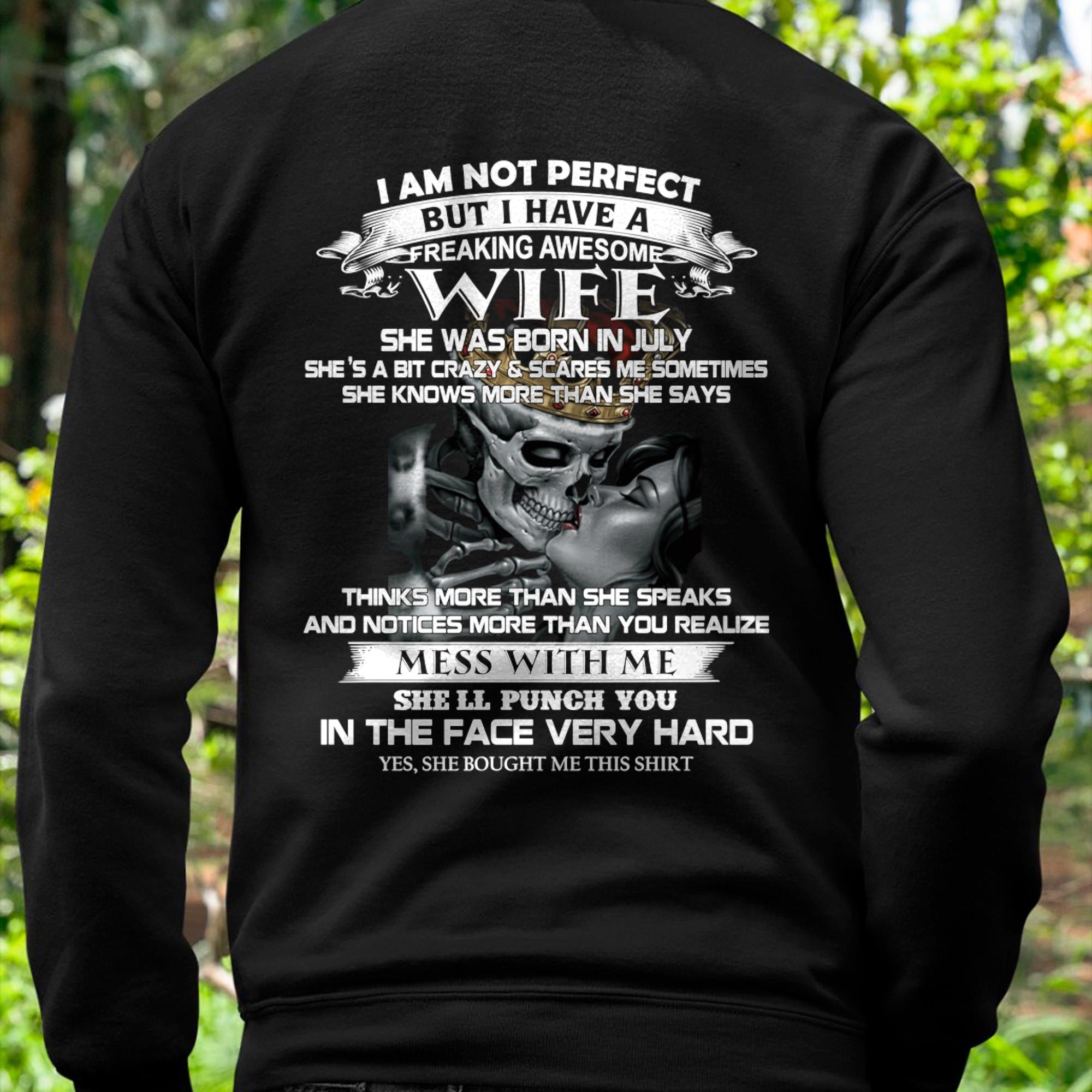 Julio - No Soy Perfecto Pero Tengo Una Esposa Increíble - Regalo de Esposa Para Esposo - NGHL07 (SKU06-34-07)