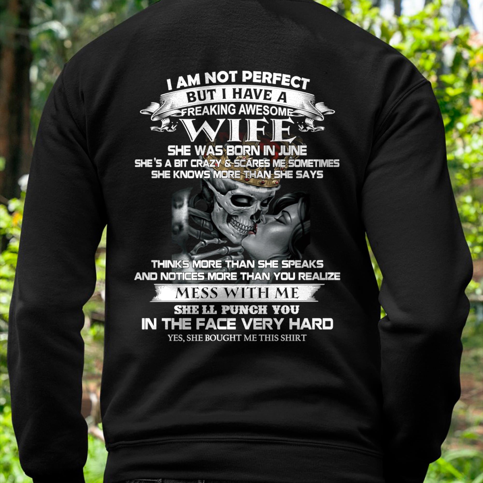 Junio - No soy perfecto, pero tengo una esposa increíble - Regalo de esposa para esposo - NGHL06 (SKU06-34-06)