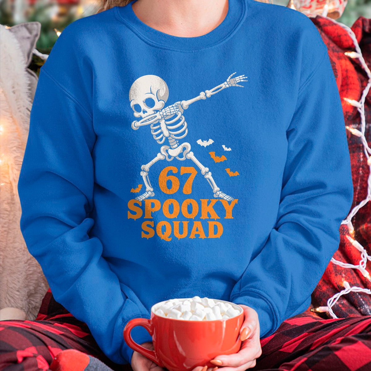 67 Humor de Memes 6-7 Divertida camiseta de Halloween con el seis y el siete - Camiseta/Sudadera con capucha unisex de Halloween - NGHL00