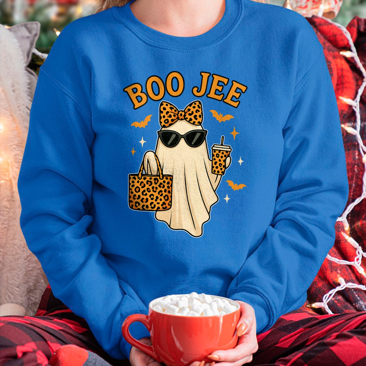 Camiseta de Halloween de Fantasma Boojee para Mujer y Niña - Camiseta de Fantasma Boo JEE para Niños - Camiseta/Sudadera con Capucha Unisex de Halloween - NGHL00