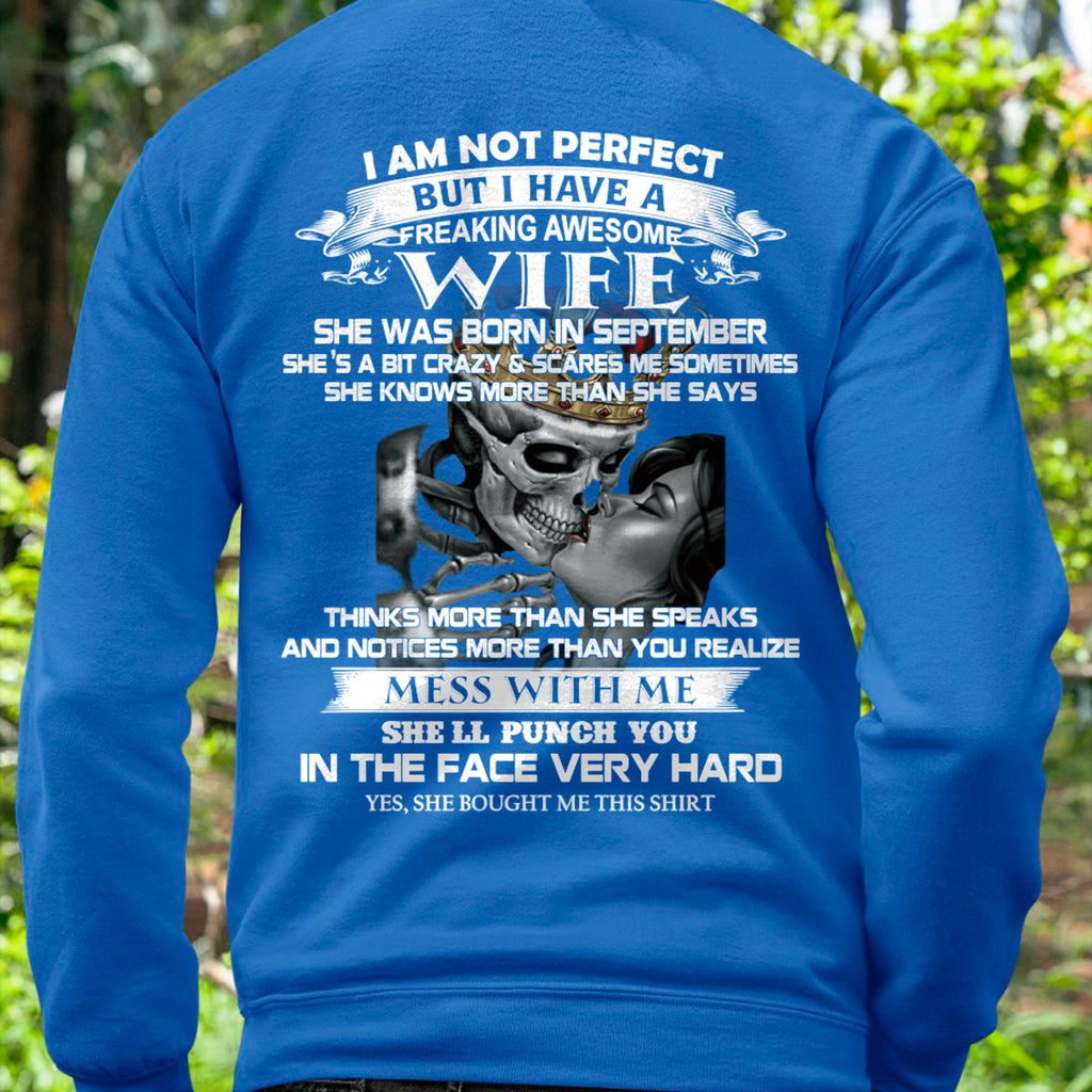 Septiembre - No soy perfecto, pero tengo una esposa increíble - Regalo de esposa para esposo - NGHL09 (SKU06-34-09)