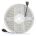 Tiras de luces LED, impermeables, 5 metros, 300 LEDs SMD5050 RGB, cambio de color, tira de luz LED inteligente WiFi, funciona con Alexa Google Assistant y se sincroniza con la música de la aplicación