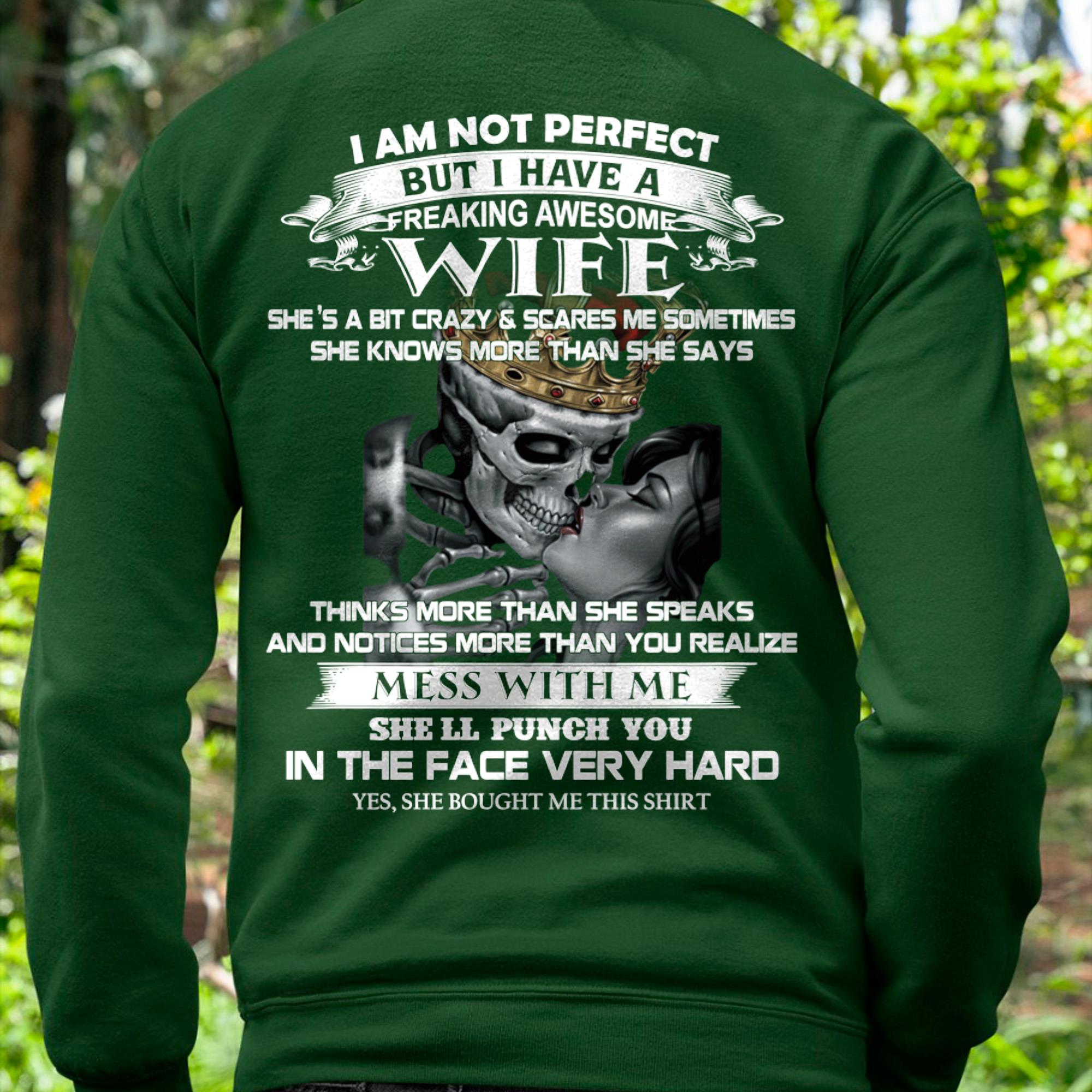 No Soy Perfecto Pero Tengo Una Esposa Increíble - Regalo Para Esposo De Esposa - NGHL00 (SKU06-34-00)