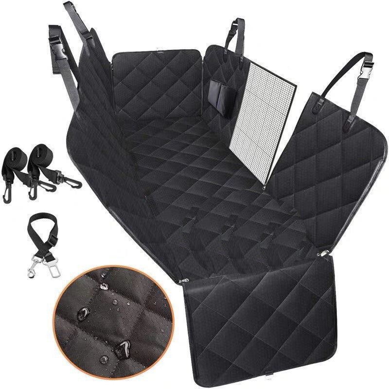 Waterproof Dog Car Seat Cover Hammock — Mesh, Anti-Slip