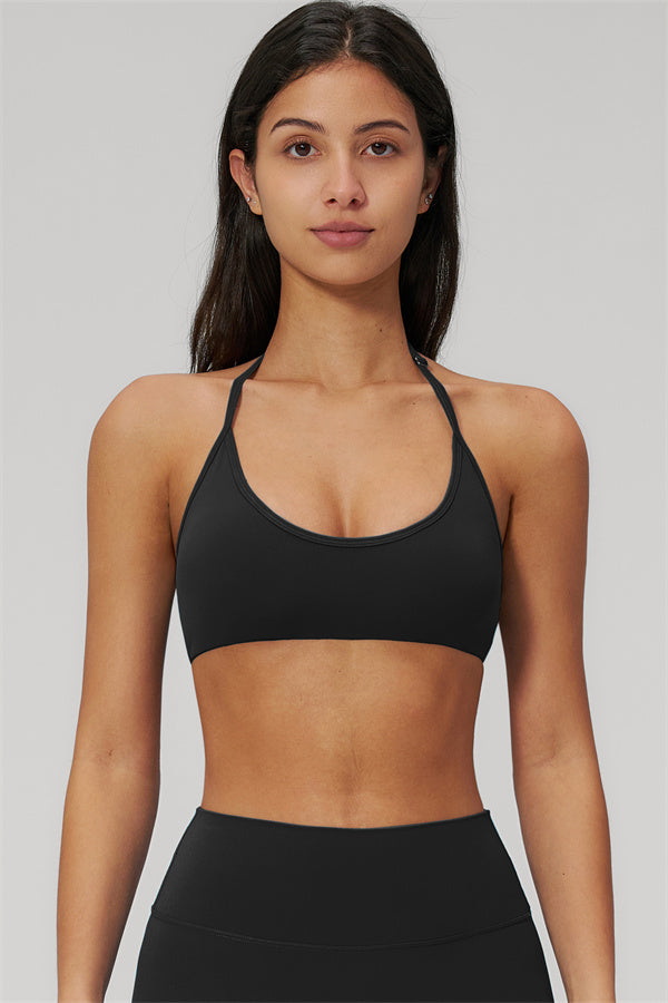 Conjunto de 2 piezas Rapture: Sujetador deportivo y Leggings acampanados