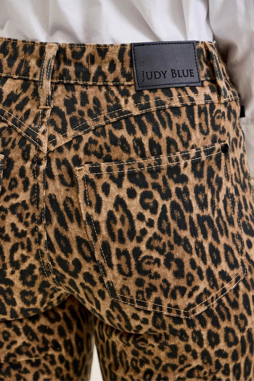 Jeans Judy Blue Mr Jaqueline Acampanados Estampado Leopardo