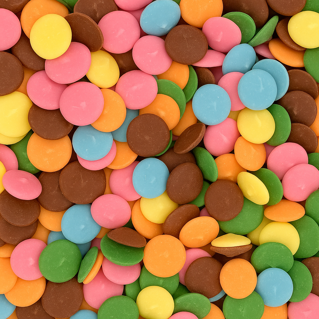 Obleas Cubiertas de Chocolate * Varios Colores *