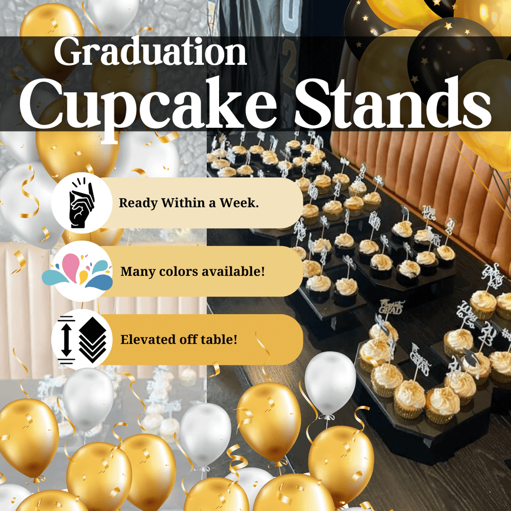 Base para cupcakes de graduación 2026: ¡Tu año, tus colores!