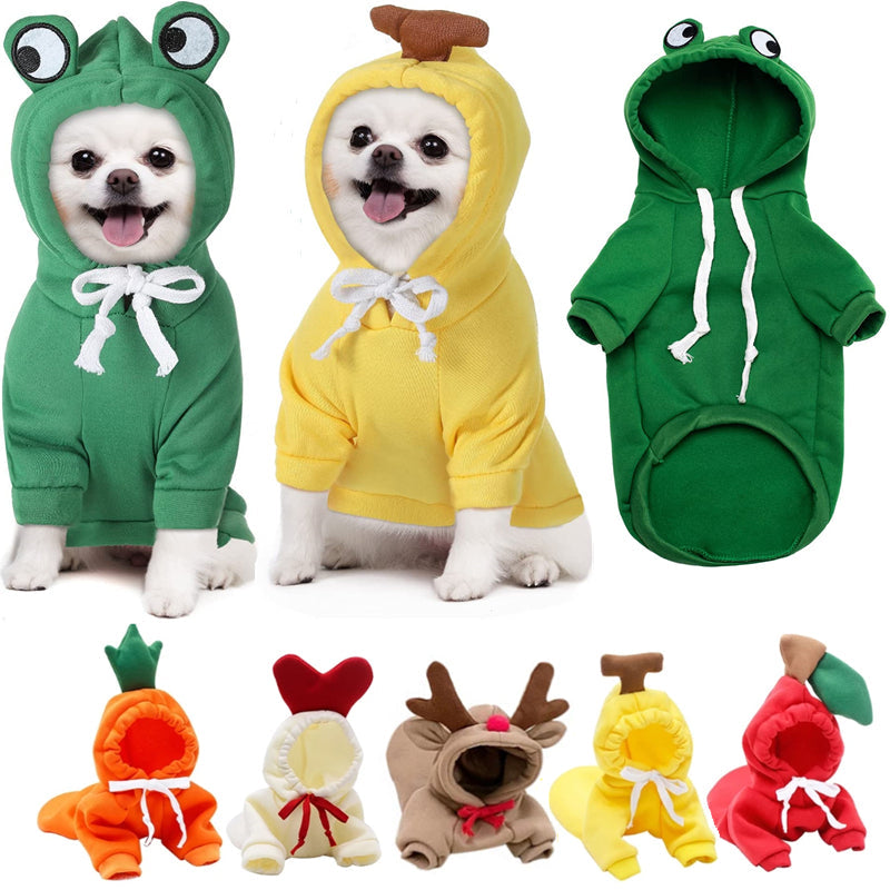 Sudadera con capucha para perro «Cute Fruit» — 7 estilos, tallas XS–2XL