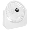Ventilador de escritorio de 6.5 pulgadas, alimentado por USB, 3 velocidades, ventilador de mesa con inclinación, silencioso, para dormitorio u oficina
