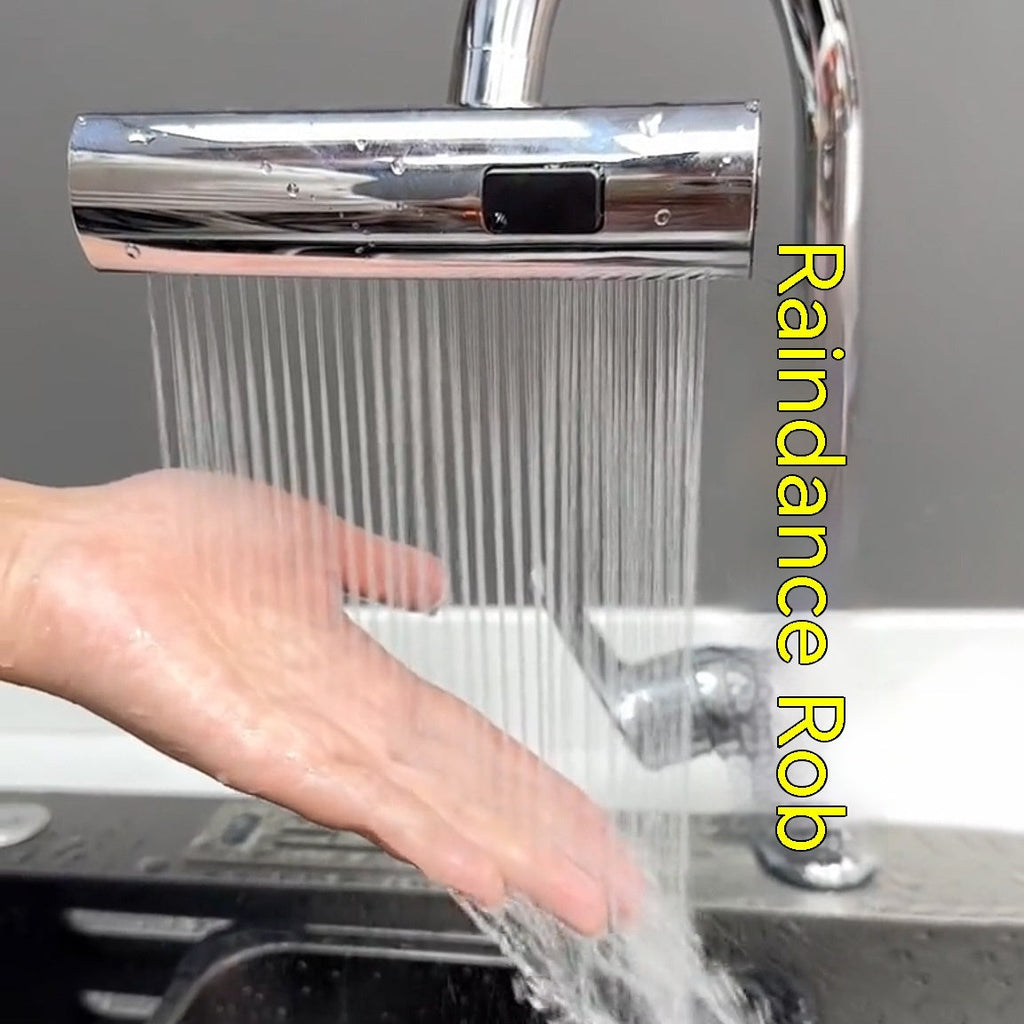 Grifo de cocina, salida de cascada, a prueba de salpicaduras, burbujeador giratorio universal, extensión de boquilla de agua multifuncional, utensilios de cocina
