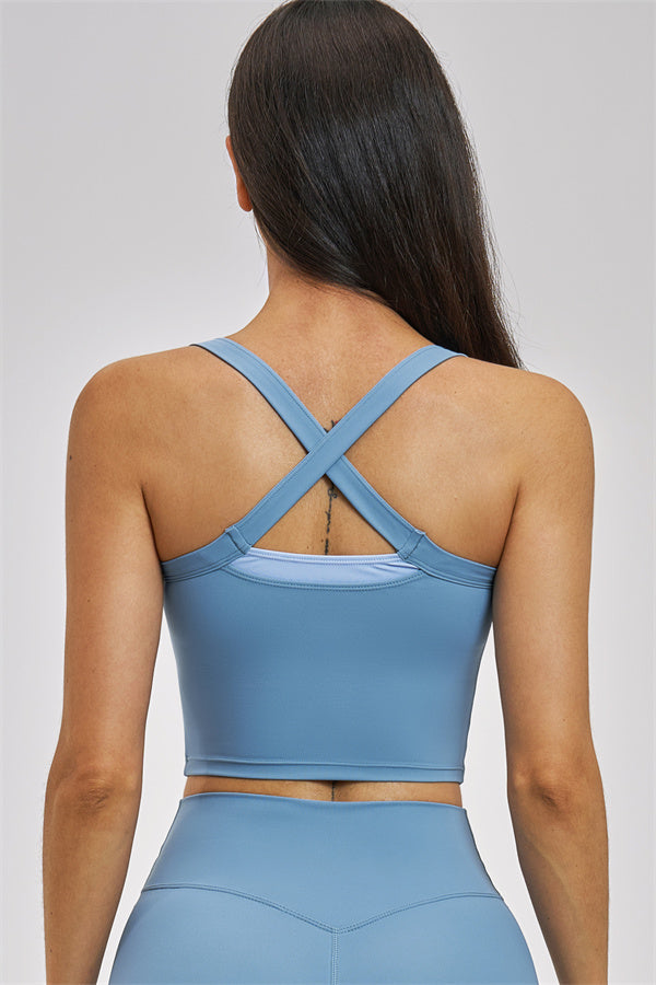 Conjunto de 2 piezas de camiseta de tirantes y leggings Seraphine
