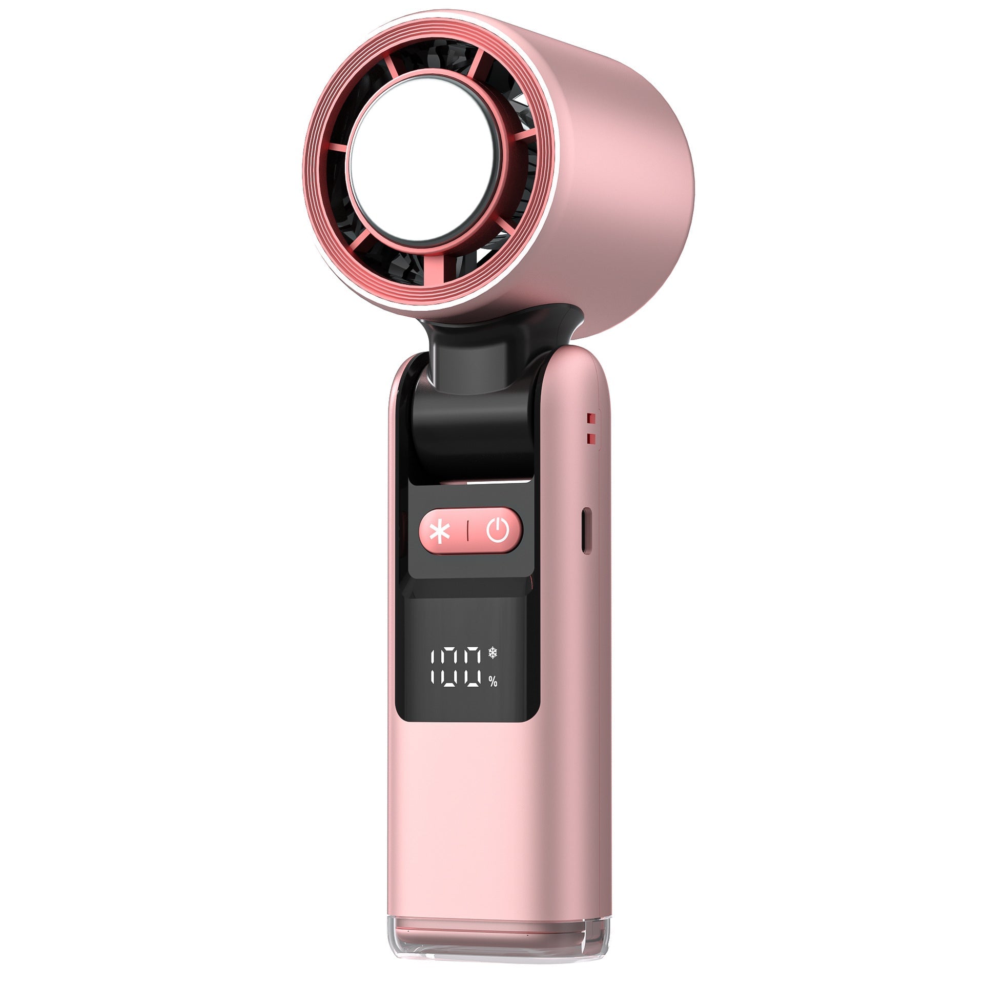 Turbo Handheld Fan — Multi-Speed, Digital Display, Optional Cooling