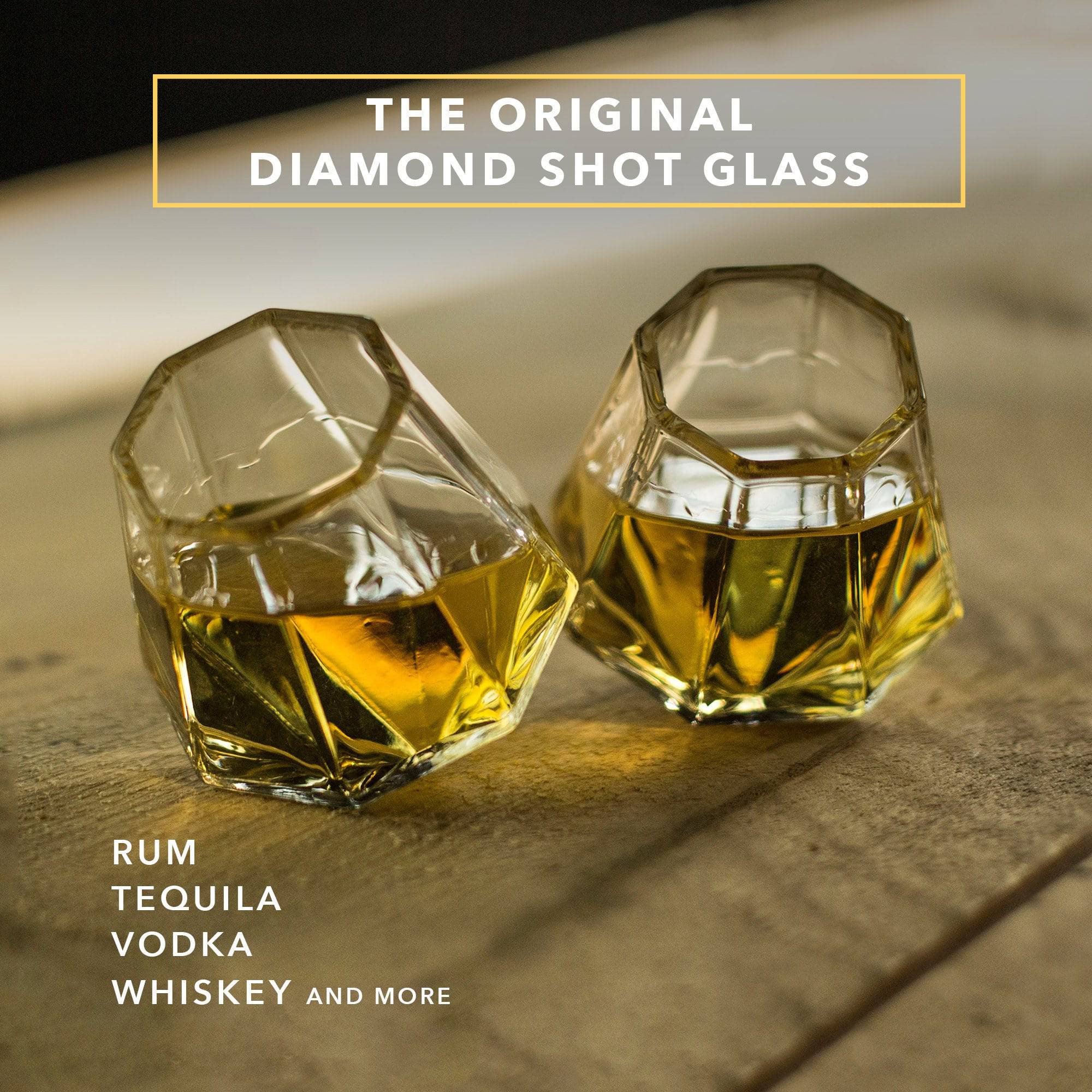 Vasos de chupito de diamante