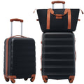 Juego de maletas rígidas de 2 piezas + bolso Spinner con candado TSA ligero 20" + 24"