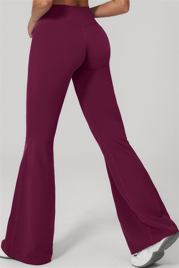 Conjunto de 2 piezas Rapture: Sujetador deportivo y Leggings acampanados