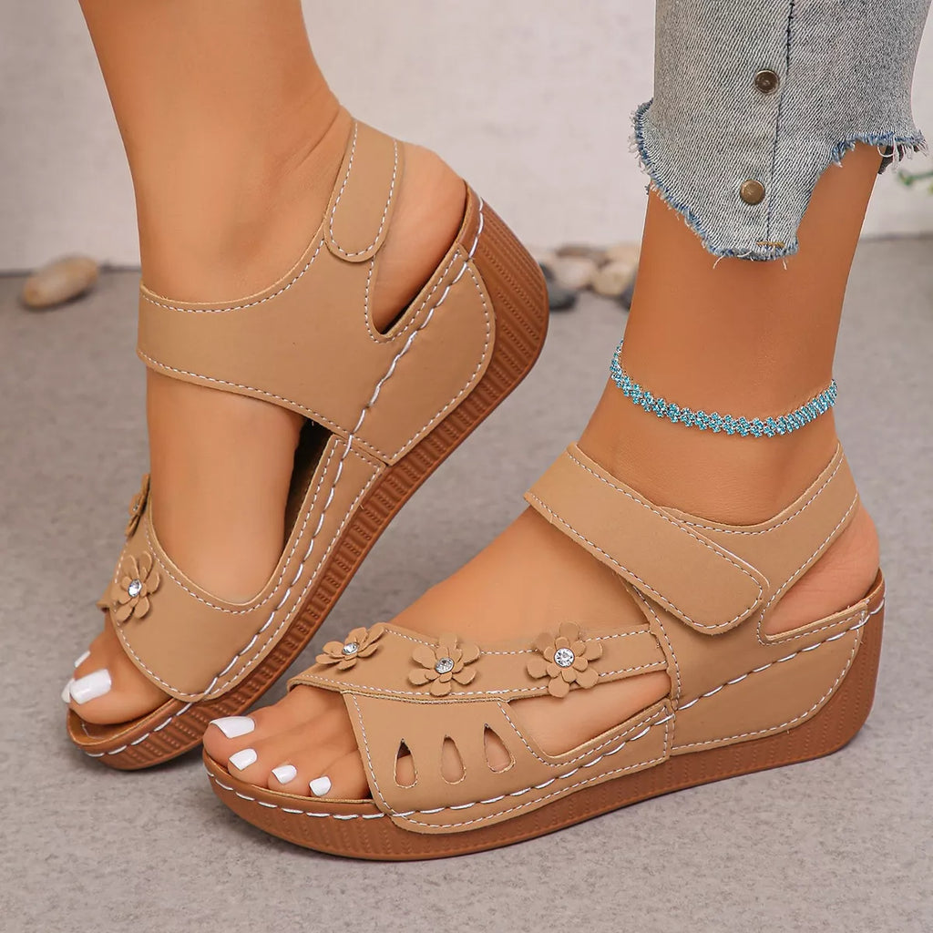 Open Toe Wedge Sandals
