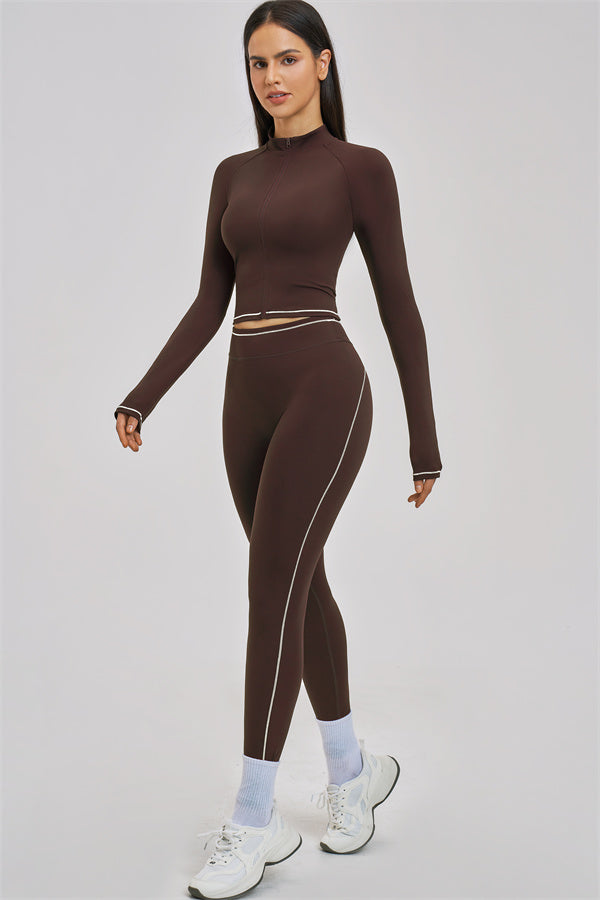 Conjunto de 2 piezas de chaqueta y leggings Unbound
