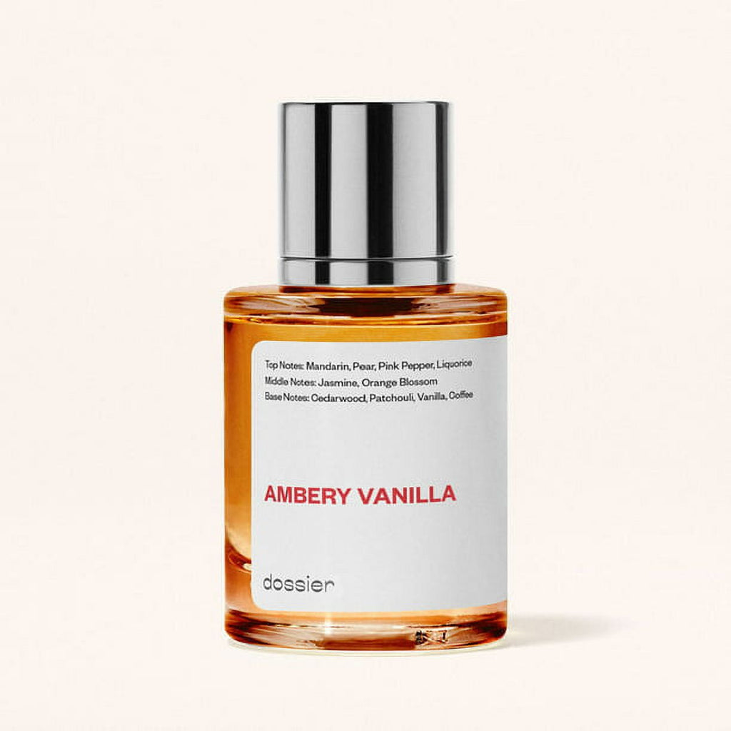 Dossier Ambery Vanilla Eau de Parfum para Mujer, 50ml / 1.7 oz
