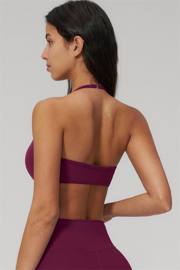 Conjunto de 2 piezas Rapture: Sujetador deportivo y Leggings acampanados
