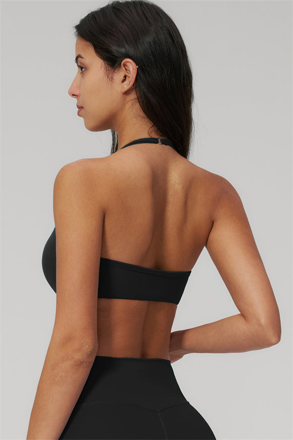 Conjunto de 2 piezas Rapture: Sujetador deportivo y Leggings acampanados