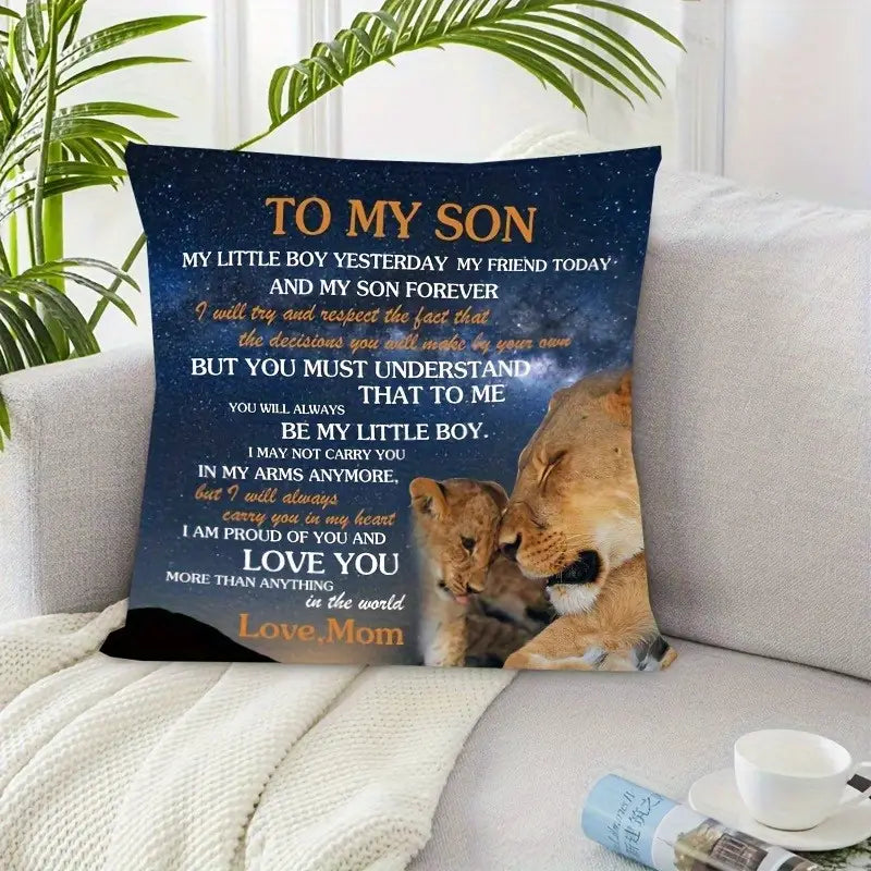 Special Gift For Your Son From Mom- Pillow (SKUP10-110)